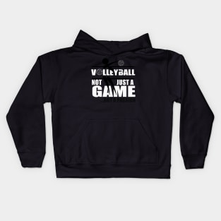 Volleyball Gifts, Not Just a Game, But a Passion Kids Hoodie